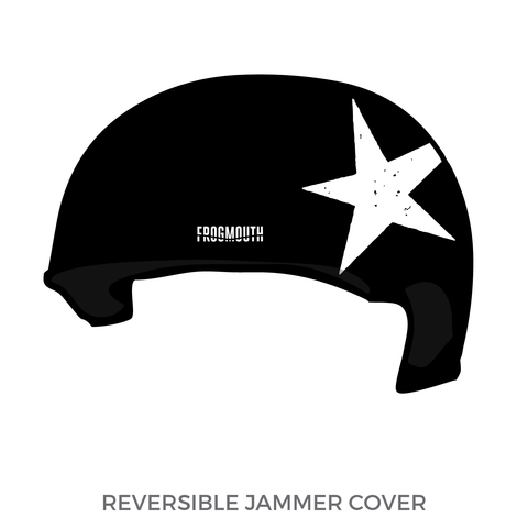 Tilted Thunder Roller Derby: Jammer Helmet Cover (Black)