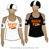 Dallas Derby Devils Death Row Rumblers: Reversible Scrimmage Jersey (White Ash / Black Ash)