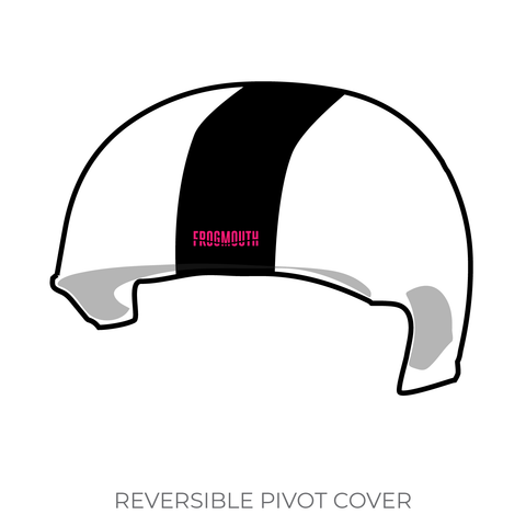 NEW HAMPSHIRE ROLLER DERBY: Pivot Helmet Cover (White)
