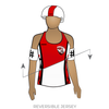 Cherry City Roller Derby Cherry Blossoms: Reversible Uniform Jersey (WhiteR/RedR)