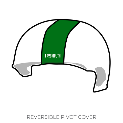 North Star Roller Derby Travel Team: Pivot Helmet Cover (White)