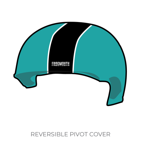 Borderland Roller Derby Chuco Town Chulas: Pivot Helmet Cover (Blue)