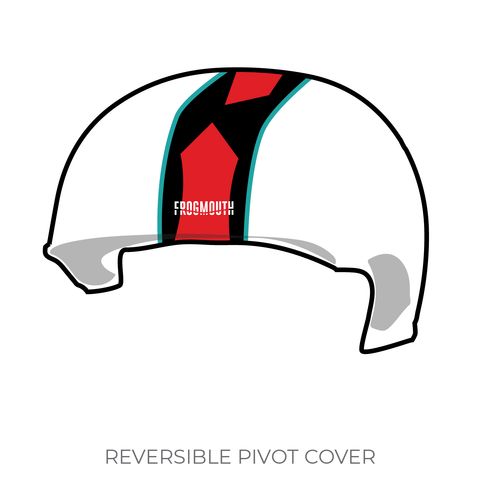 Alamo City Roller Girls Las Luchadoras: Pivot Helmet Cover (White)