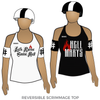 Texas Rollergirls Hell Marys: Reversible Scrimmage Jersey (White Ash / Black Ash)
