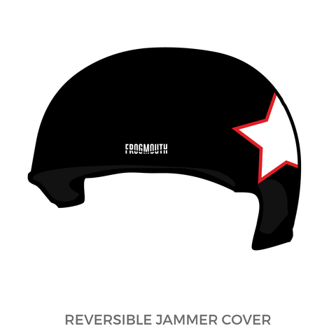 Ames Roller Derby Association Skunk River Riot: Jammer Helmet Cover (Black)