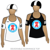 Philly Roller Derby Juniors: Reversible Scrimmage Jersey (White Ash / Black Ash)