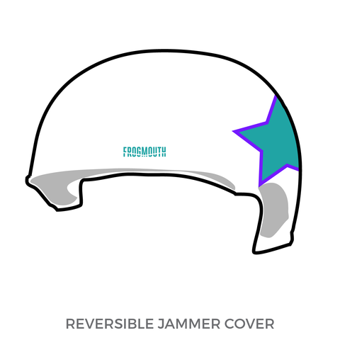 Terrorz Roller Derby: Jammer Helmet Cover (White)