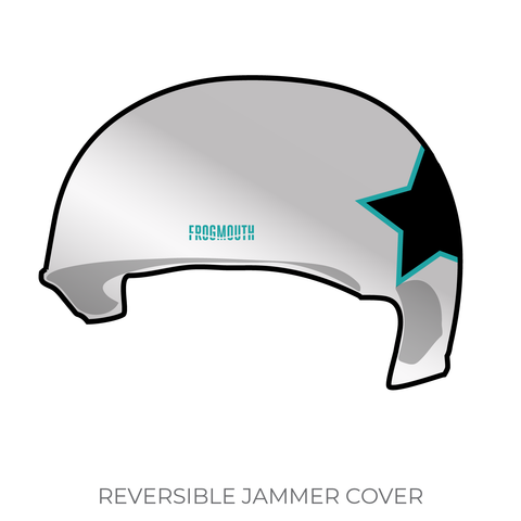 Rose City Rollers Wreckers: Jammer Helmet Cover (White)