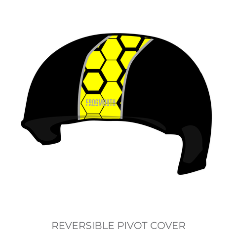 Kalamazoo Junior Roller Derby Kalamazoo Killer Beez: Pivot Helmet Cover (Black)