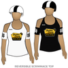 Boulder County Roller Derby: Reversible Scrimmage Jersey (White Ash / Black Ash)