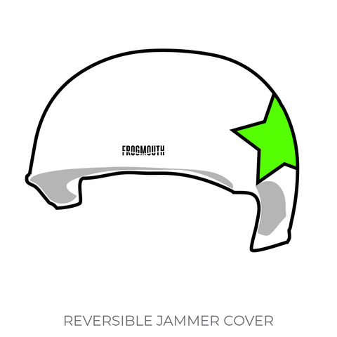 Hard Knox Roller Derby: Jammer Helmet Cover (White)