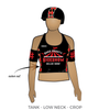 Quad County Roller Derby Sideshow: Uniform Jersey (Black)
