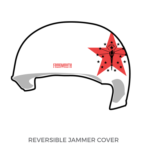 Team Indiana Roller Derby: Jammer Helmet Cover (White)