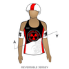 Chemical Valley Roller Derby: Reversible Uniform Jersey (WhiteR/BlackR)