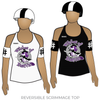 East Vic Roller Derby Witches of East Vic: Reversible Scrimmage Jersey (White Ash / Black Ash)