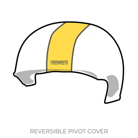 Lethbridge Roller Derby Guild Windy City Wipeouts: Pivot Helmet Cover (White)