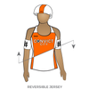Convict City Rollers: Reversible Uniform Jersey (OrangeR/WhiteR)