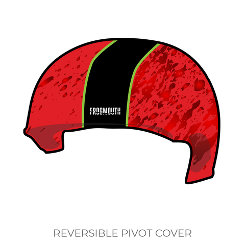 Ocala Cannibals Roller Derby: Pivot Helmet Cover (Red)