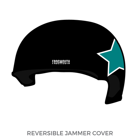 Junction City Roller Dolls Trainwrecks: Jammer Helmet Cover (Black)