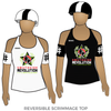 Southside Revolution Junior Roller Derby: Reversible Scrimmage Jersey (White Ash / Black Ash)