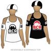 Brisbane City Rollers A Team: Reversible Scrimmage Jersey (White Ash / Black Ash)