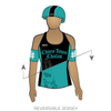 Borderland Roller Derby Chuco Town Chulas: Reversible Uniform Jersey (BlueR/BlackR)