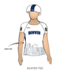 Denver Roller Derby Major Turbulence: Uniform Jersey (White)