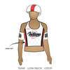 Team Indiana Roller Derby: Uniform Jersey (White)