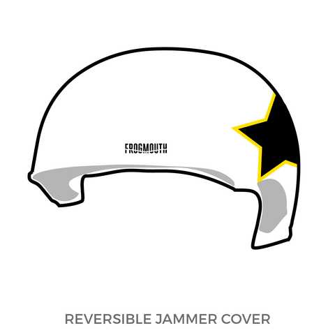 Seattle Derby Brats Lemon Drops: Jammer Helmet Cover (White)
