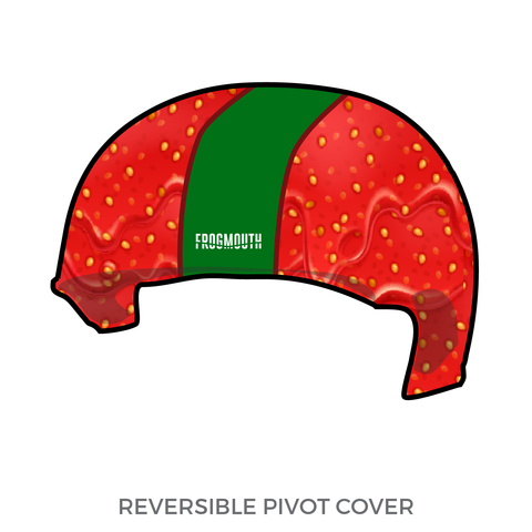 Strawberry City Roller Derby: Pivot Helmet Cover (Red)