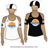 South Coast Roller Derby: Reversible Scrimmage Jersey (White Ash / Black Ash)
