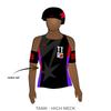 Tilted Thunder Roller Derby B Team: Uniform Jersey (Black)