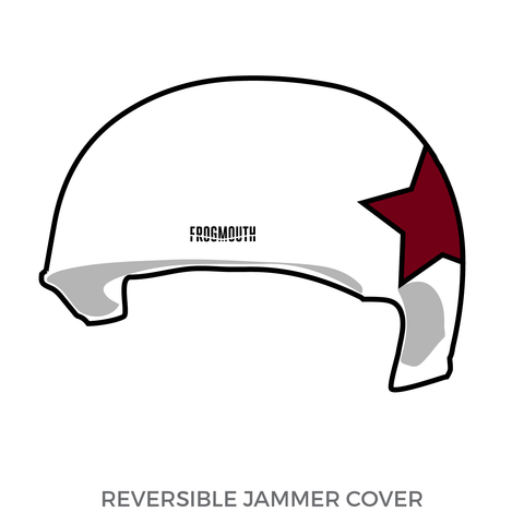 Lockeford Roller Derby Legends: Jammer Helmet Cover (White)