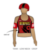 Memphis Roller Derby: Uniform Jersey (Red)