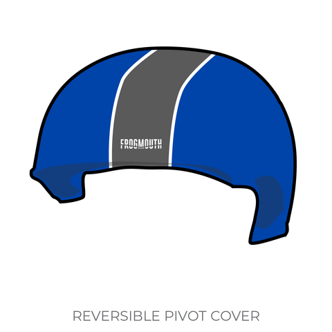 Roaring River Rejects Junior Roller Derby League: Pivot Helmet Cover (Blue)