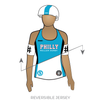 Philly Roller Derby Juniors: Reversible Uniform Jersey (WhiteR/BlueR)