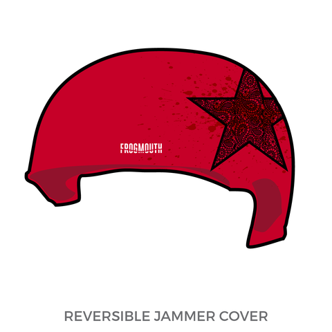 Mass Attack Roller Derby Bloody Bordens: Jammer Helmet Cover (Red)