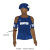Denver Roller Derby Major Turbulence: Uniform Jersey (Blue)