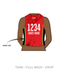 Ocala Cannibals Roller Derby: Uniform Jersey (Red)