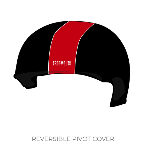 Lethbridge Roller Derby Guild Deathbridge Derby Dames: Pivot Helmet Cover (Black)
