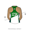 North Star Roller Derby Travel Team: Reversible Uniform Jersey (WhiteR/GreenR)