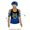 Black-N-Bluegrass Roller Girls: Reversible Uniform Jersey (BlueR/BlackR)