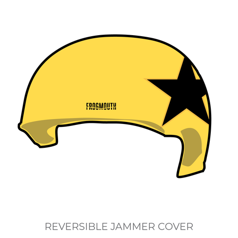 Yellow Rose Derby Girls Allstars: Jammer Helmet Cover (Yellow)