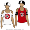 Wasatch Roller Derby Beehive Skate Revolution: Reversible Scrimmage Jersey (Red Ash / Black Ash)