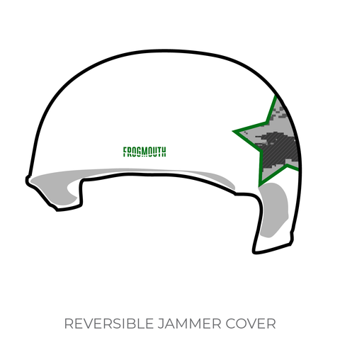 Ridgecrest Roller Derby Bombshell Betties: Jammer Helmet Cover (White)