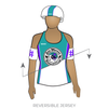 San Marcos River Rollers: Reversible Uniform Jersey (WhiteR/TealR)