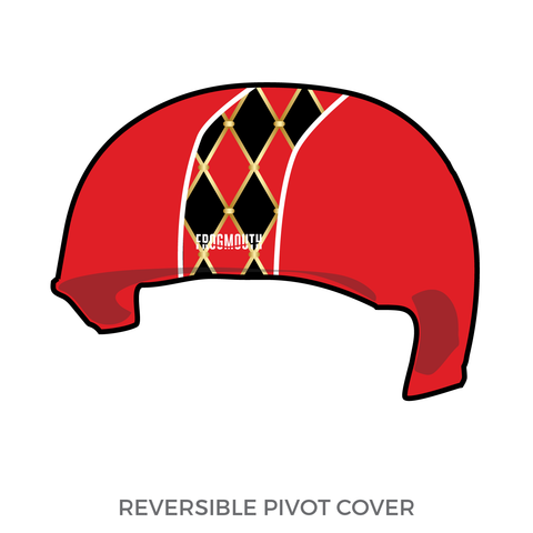 Quad County Roller Derby Sideshow: Pivot Helmet Cover (Red)