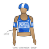 Boston Roller Derby Cosmonaughties: Uniform Jersey (Blue)
