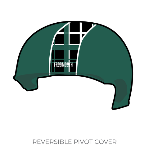 Brisbane City Rollers B Team Violet Femmes: Pivot Helmet Cover (Green)