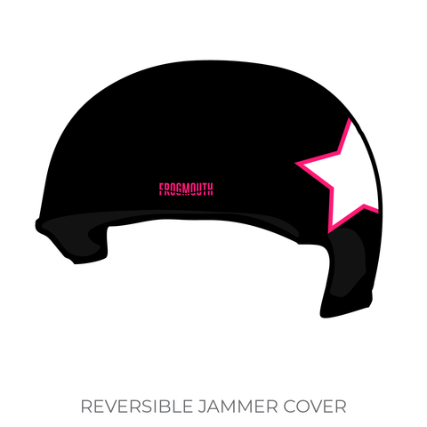 NEW HAMPSHIRE ROLLER DERBY: Jammer Helmet Cover (Black)